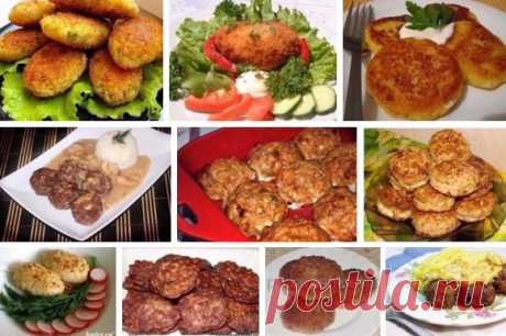 10 рецептов вкусных котлеток и тефтелек