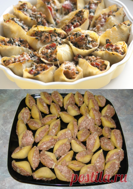 Вкуснейшие фаршированные макароны