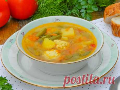 Овощной суп с фрикадельками рецепт с фото пошагово - 1000.menu