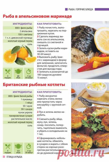 Рыба в апельсиновом маринаде. Британские рыбные котлеты