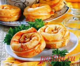 БЛИННАЯ УЛИТКА С ГРИБНЫМ ЖУЛЬЕНОМ.