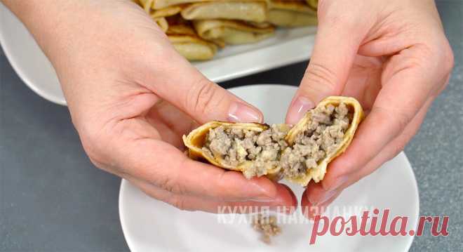 Почему у меня блинчики с мясом всегда сочные внутри, а у других хозяек нет: не хвастаюсь, просто делюсь секретом | Кухня наизнанку | Яндекс Дзен