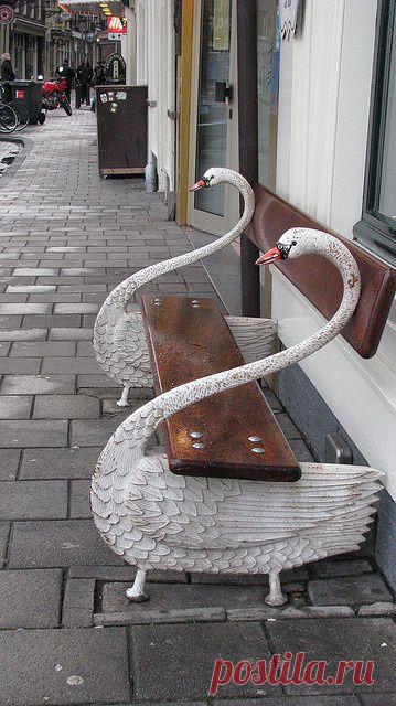 swan bench | Repurposing