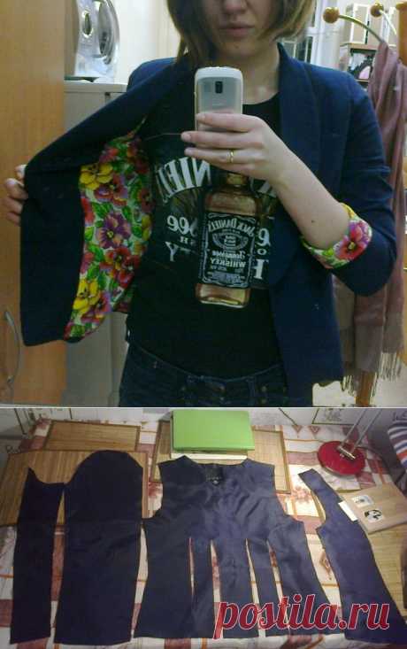 Как поменять подкладку жакета (пиджака) / Жакеты /