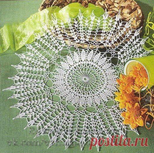 Круглая салфетка - Для уюта в доме