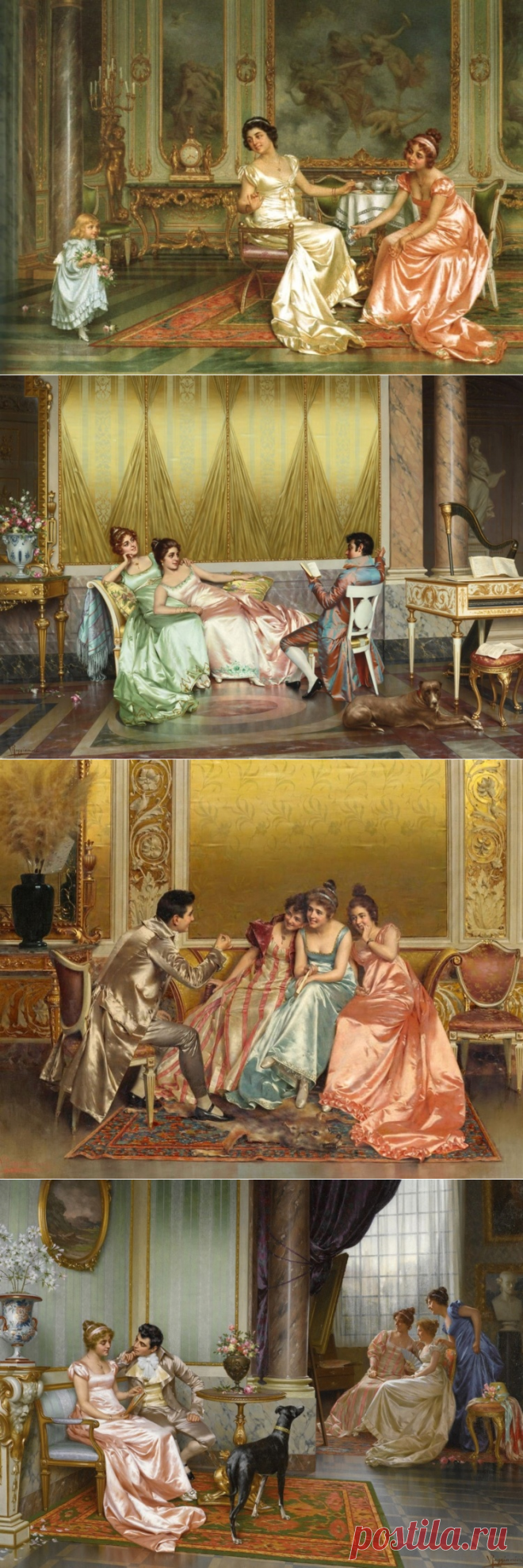 Художник Витторио Реджианини (Vittorio Reggianini). Картины