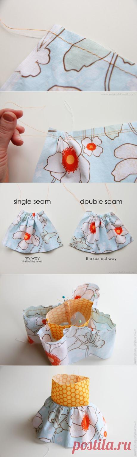 Sewing Tip: Making and Attaching Gathered/Ruffled Fabric | Make It and Love It