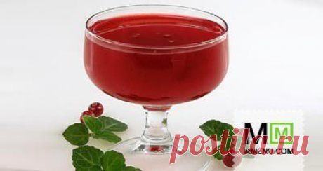 КЛЮКВЕННЫЙ КИСЕЛЬ – рецепт