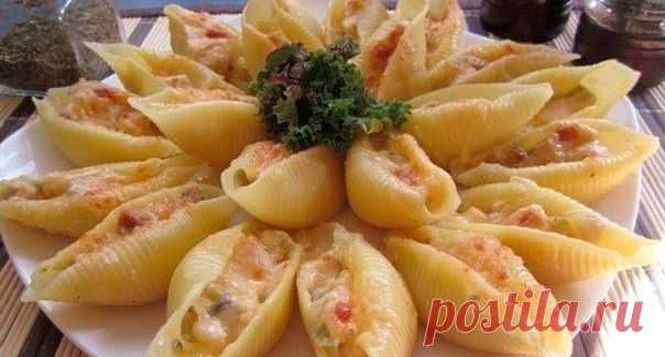 Жюльен в ракушках конкильони.