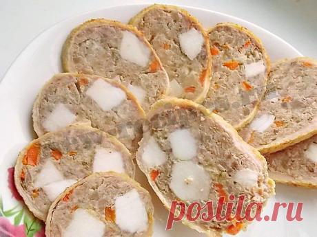 Фаршированные куриные шейки.