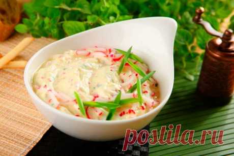 Сметанный соус для закусок - пошаговый рецепт с фото.