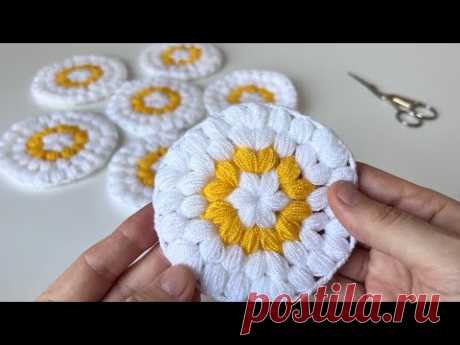 Bir Günde Çeyizlik Bohçalık Yuvarlak Lif Örelim mi 💕🧶 Kolay Yeni Yuvarlak Lif Modelleri #lifmodeli