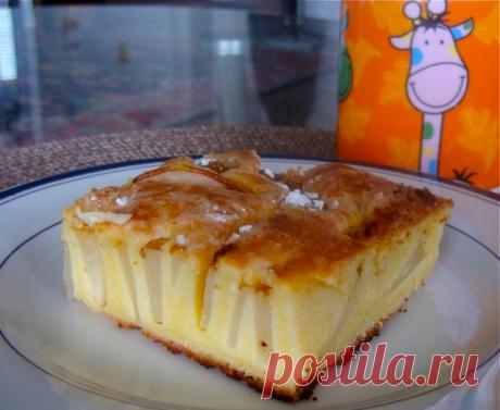 Французская творожная запеканка с грушами - для тех, кто любит сладкое, но хочет сохранить фигуру