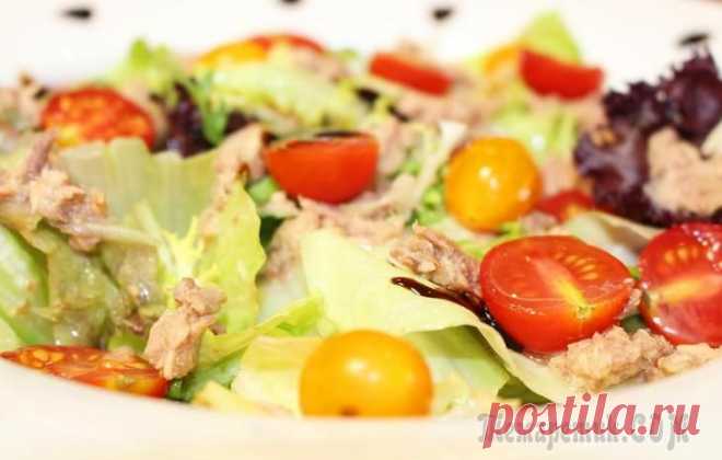 Салат из тунца (когда хочется чего-то вкусненького)