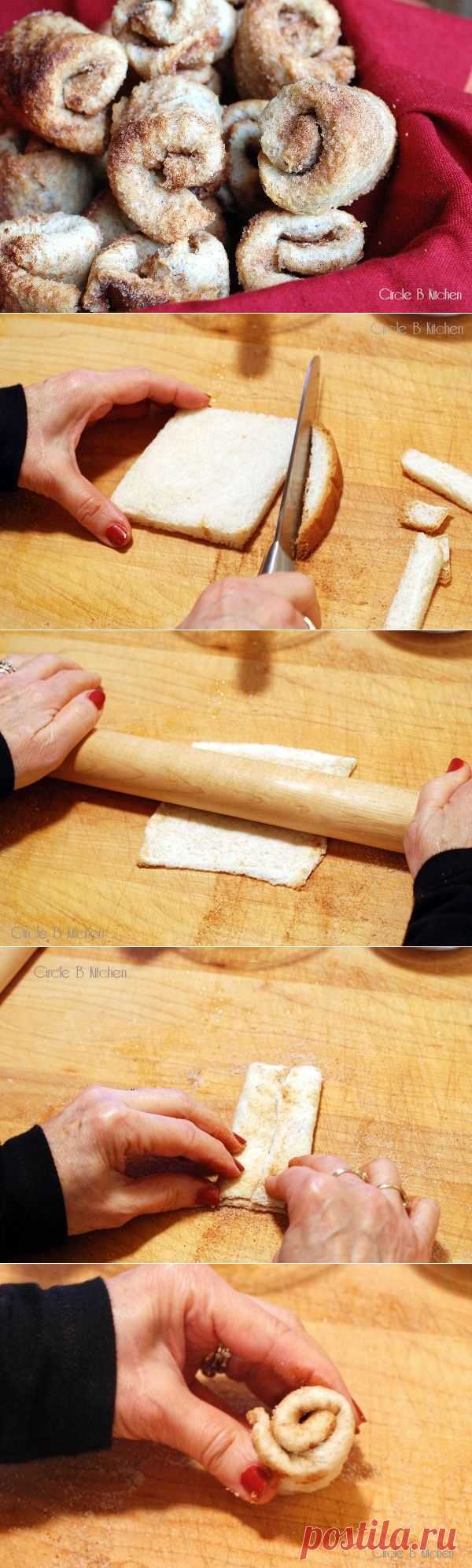 Потрясающий двухминутный десерт... из хлеба!