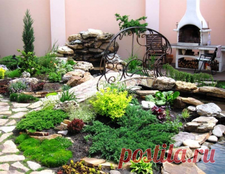 Рокарий для дачи своими руками: схема, подготовка места, выбор камней Создаем рокарий в саду своими руками: как правильно подготовить грунт и создать дренаж под рокарий. Какие камни выбрать для рокария, зачем нужна отсыпка