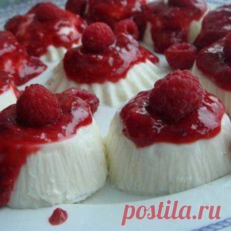 Панна-котта с клубникой рецепт – итальянская кухня, низкокалорийная еда: выпечка и десерты