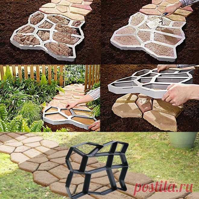 682.97руб. 40% СКИДКА|Черный пластик Изготовление DIY мощения формы домашний сад пол дорога бетон Шаговая дорожка каменная дорожка форма патио производитель|Формы для уличной плитки|   | АлиЭкспресс Покупай умнее, живи веселее! Aliexpress.com