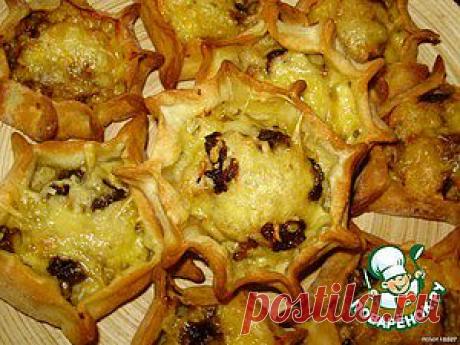 Сырные волованы «Звездный дуэт» - кулинарный рецепт