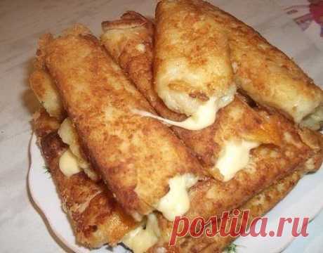 Картофельные палочки с сыром