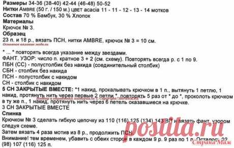 . Элегантное зеленое платье. - Все в ажуре... (вязание крючком) - Страна Мам