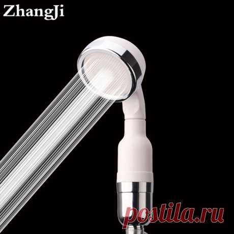 Zhangji Белый экономии воды Насадки для душа анион спа высокое Давление Showerhead соль фильтр core Душ фильтр Showerhead фильтр zj83 купить на AliExpress