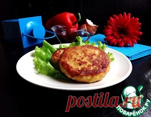 Рисовые котлеты с консервированной горбушей 