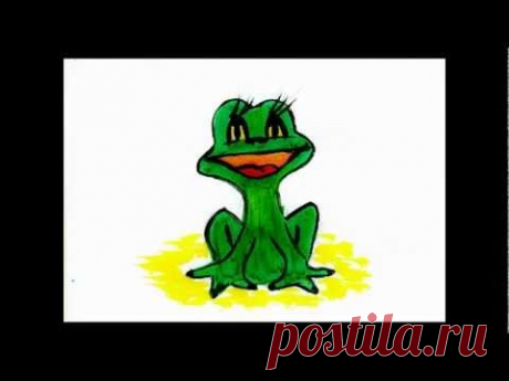 Артикуляционная гимнастика - Лягушка - YouTube