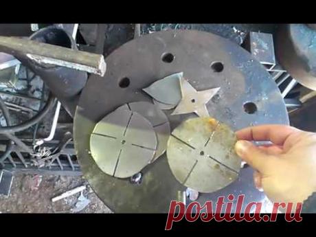 Кованая роза, простой способ ковка холодным способом.