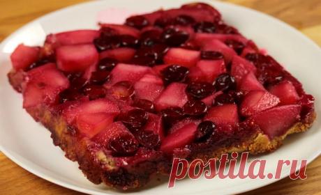 Перевернутый пирог "Тарт Татен" с грушей. Пальчики оближешь!