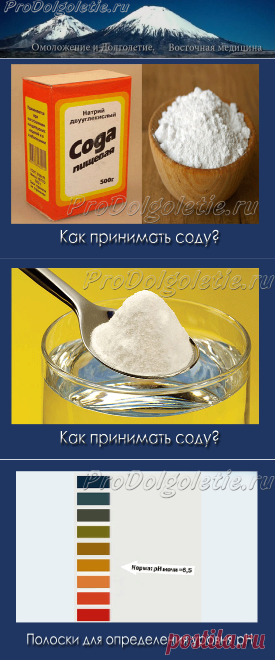 Как принимать соду? | Восточная медицина, омоложение и долголетие