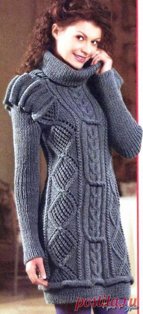 Теплое платье