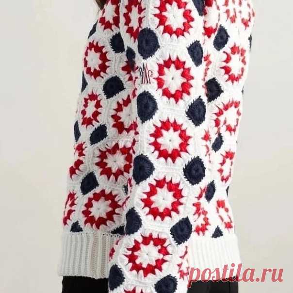 Интересная идея применения бабушкиного квадрата!