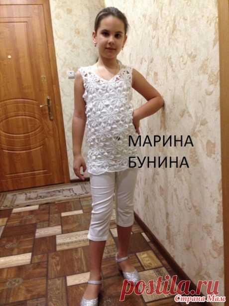 Кофточка-туничка из АННЫ - Вязание - Страна Мам