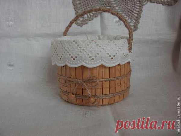 Изготовление корзинки для рукоделия - Ярмарка Мастеров - ручная работа, handmade