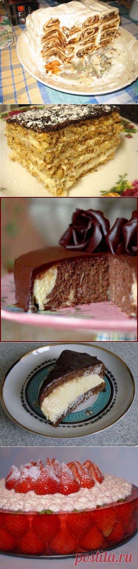 Почти два десятка вкуснейших тортов - выбирайте!