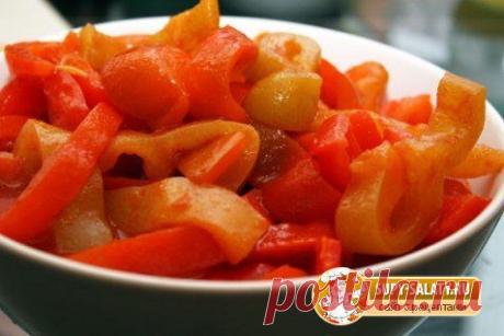 Салат на зиму из перца » Рецепты, фоторецепты, блюда из мяса, блюда из рыбы, блюда из овощей, выпечка, торты, напитки, джемы, варенье, десерты