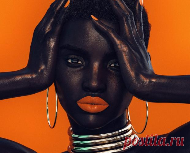 Первая в мире цифровая супермодель: фото темнокожей красавицы создаются с помощью 3D графики