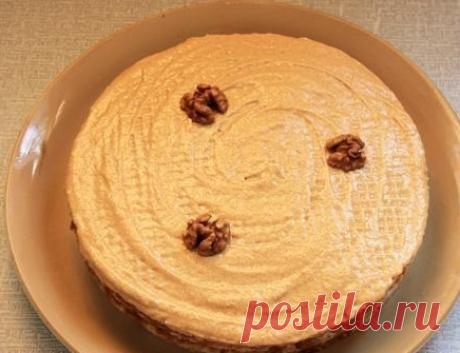 Торт с вареной сгущенкой