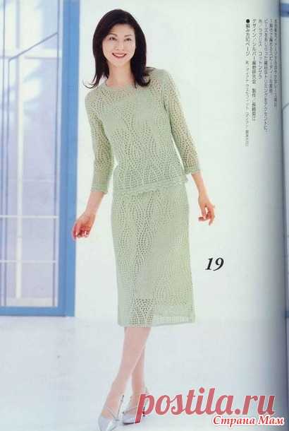 . Нежный костюм спицами - Вязание - Страна Мам