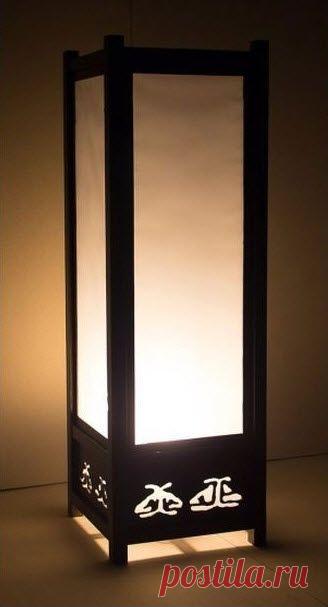 Напольные светильники в японском стиле