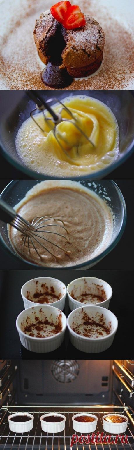 Как приготовить шоколадный фондан. - рецепт, ингридиенты и фотографии