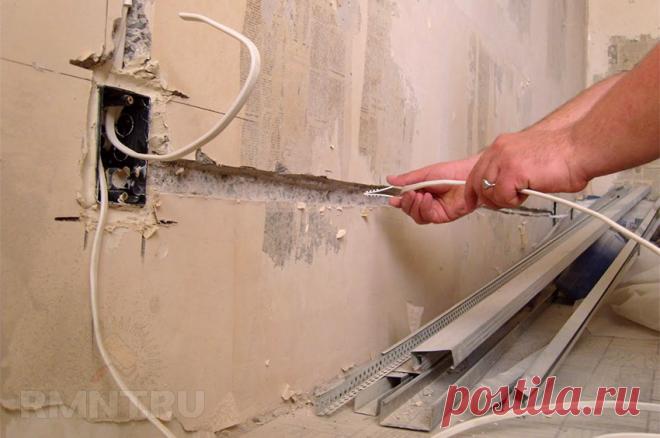 Как защитить электропроводку в стенах RMNT.RU
