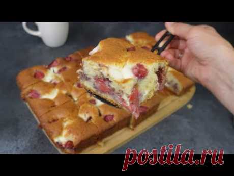 Муж говорит, что это ЛУЧШИЙ ПИРОГ к чаю. Пеку его круглый год и со свежими, и с замороженными.