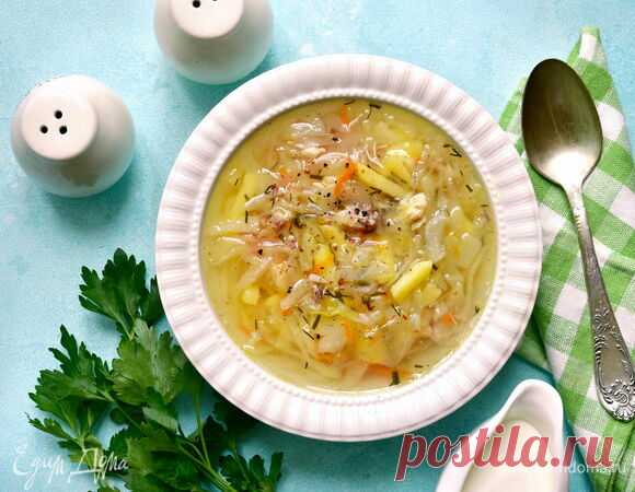Щи из свежей капусты с курицей, пошаговый рецепт на 697 ккал, фото, ингредиенты - Едим Дома