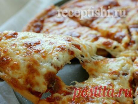 Пицца "Четыре сыра" | Кулинарные рецепты с фото на Рецептыши.ру