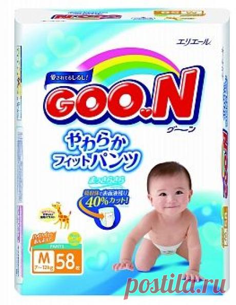 Трусики 7-12кг (М), 60шт Goon (Гун)
