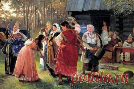 Почему подвенечное платье у славянок было не белого цвета Свадебный наряд у русских девиц мог быть любого цвета, кроме белого Он считался цветом печали и служил как бы наложением запрета: