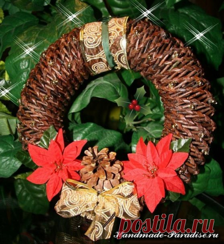Новогоднее спиральное плетение из газет. Мастер-класс - Handmade-Paradise