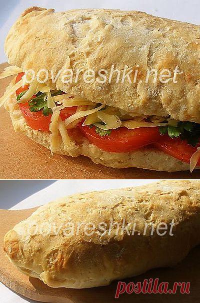 Чиабатта - кулинарные рецепты Поваренка с поварешкой